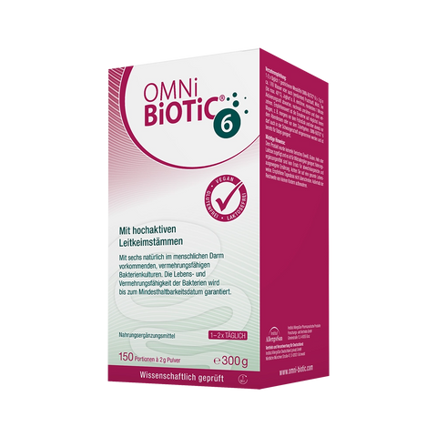 Eine Packung OMNi-BiOTiC 6, Pulver 300 Gramm