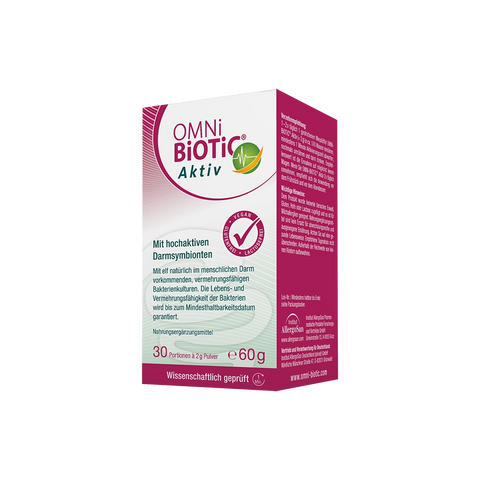 Eine Packung OMNi-BiOTiC Aktiv, 60 Gramm Pulver
