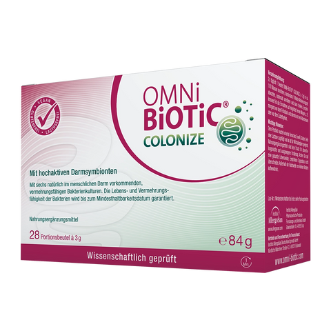 Eine Packung OMNi-BiOTiC COLONIZE, 28 Sachets à 3 Gramm