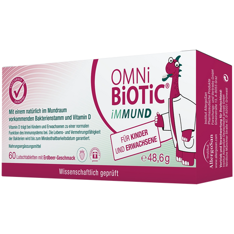 Eine Packung OMNi-BiOTiC iMMUND, 60 Lutschtabletten