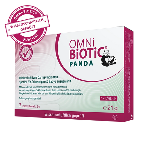 Eine Packung OMNi-BiOTiC PANDA, 7 Sachets à 3 Gramm