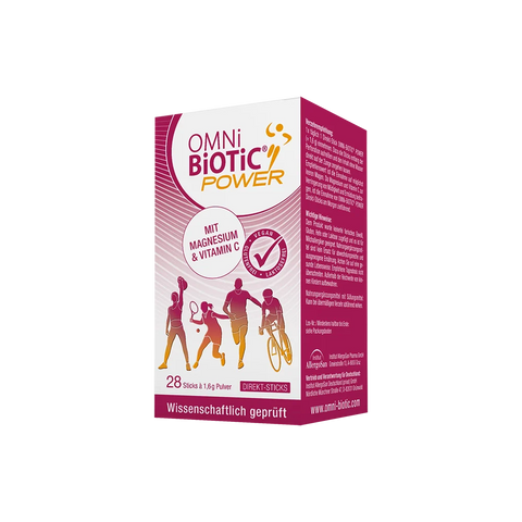 Eine Packung OMNi-BiOTiC POWER, 28 Direkt-Sticks à 1,6 Gramm