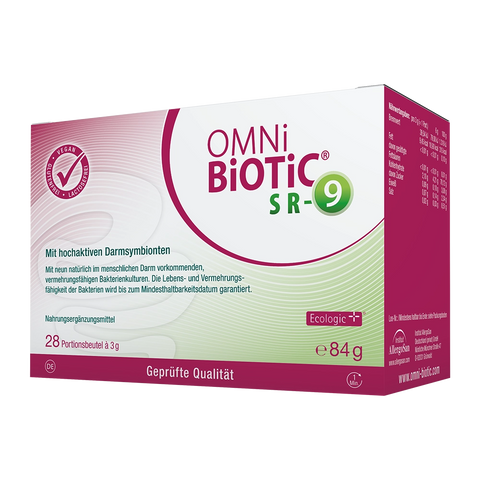 Eine Packung OMNi-BiOTiC SR-9, 28 Sachets à 3 Gramm