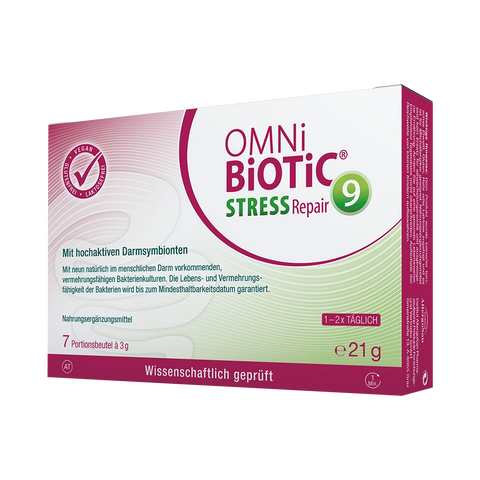 Eine Packung OMNi-BiOTiC STRESS Repair, 7 Sachets à 3 Gramm
