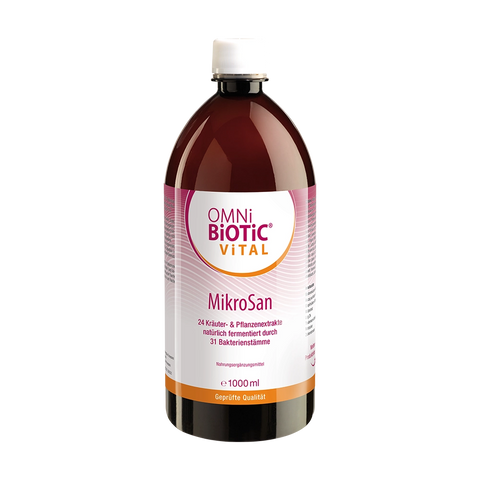 Eine Flasche OMNi-BiOTiC Vital MikroSan, 1000 Milliliter