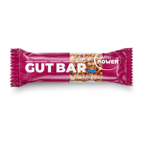 Eine Packung OMNi-POWER GUT BAR, 1 Riegel